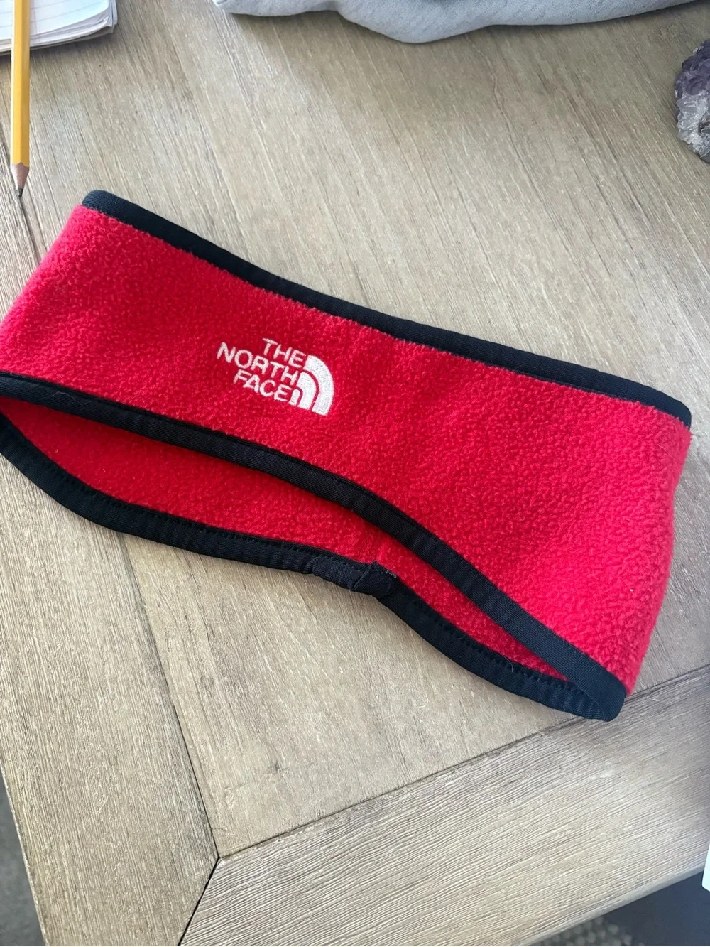 The North Face Kids Fleece Headbands - Black & Red